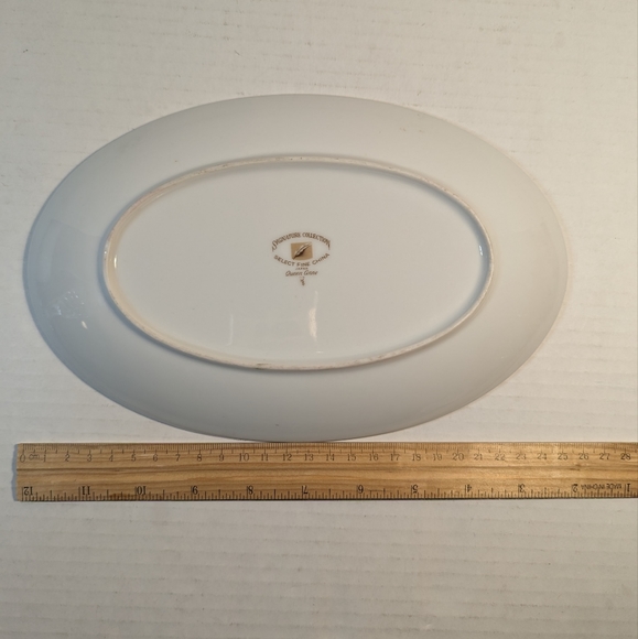 Vintage Signature Collection Queen Anne's Select Fine China Oval Serving Dish - Picture 6 of 16